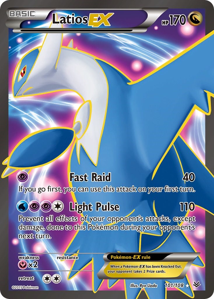 037 Carta Pokemon Latias EX Ingles