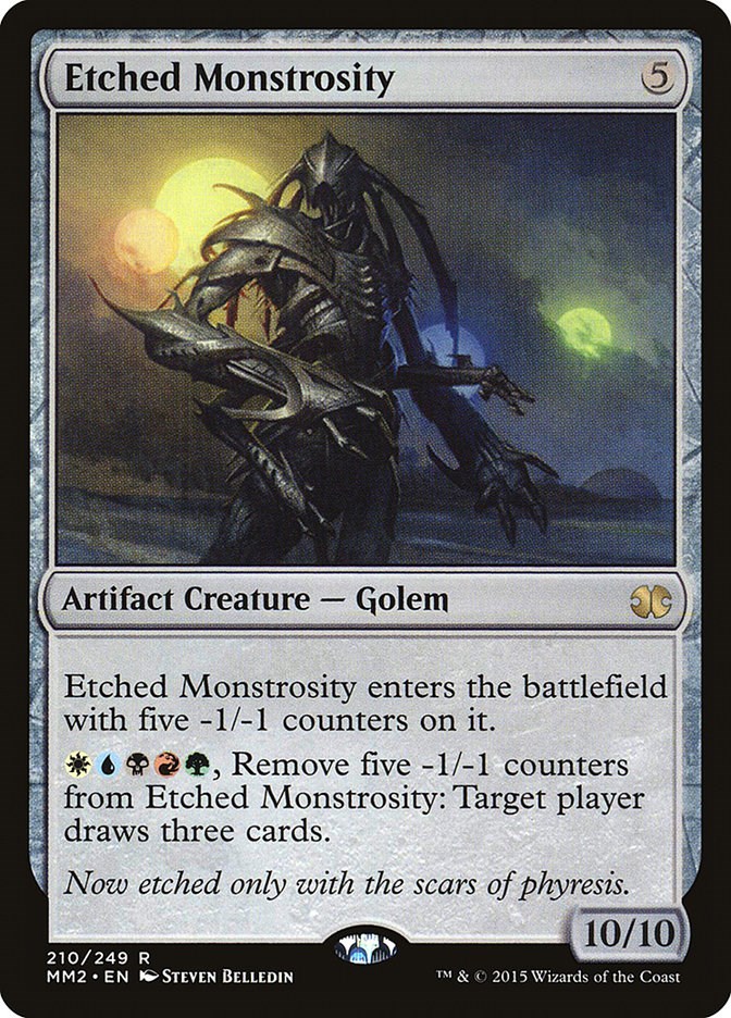 Etched Monstrosity - Modern Masters 2015 - Magic: The Gathering