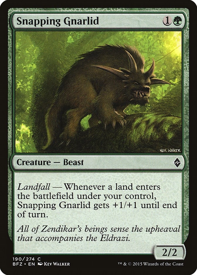 Snapping Gnarlid (190) (BFZ)