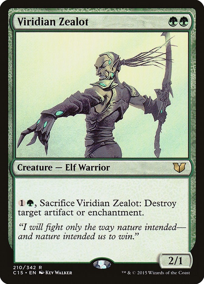 Viridian Zealot (210) (C15)