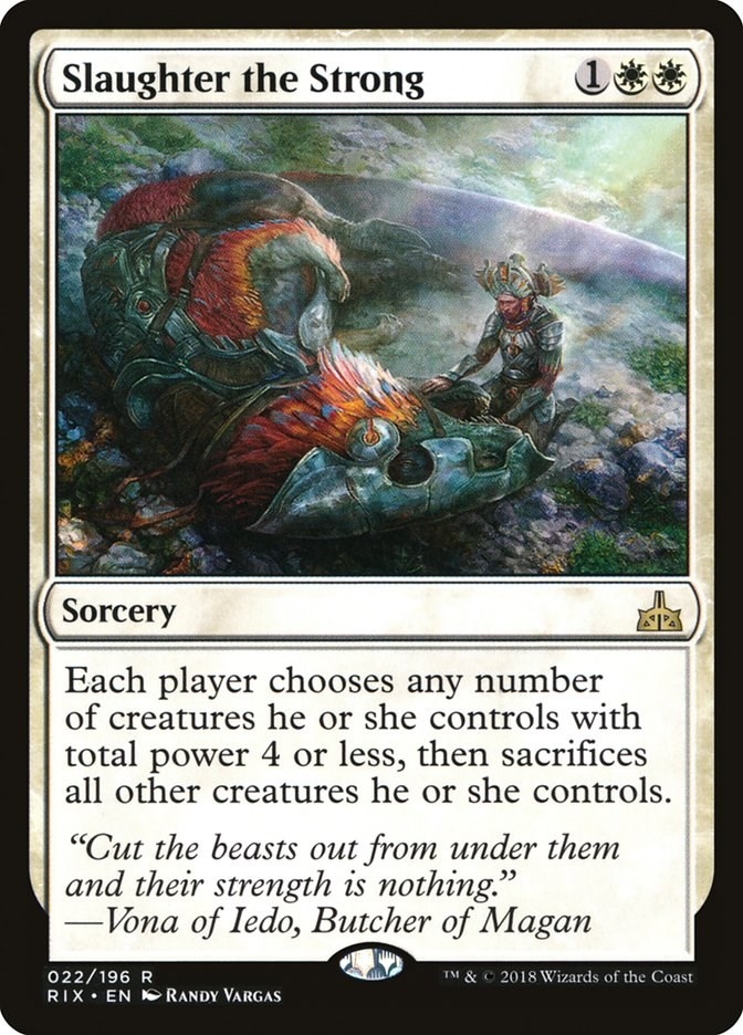 Slaughter the Strong (22) (RIX)