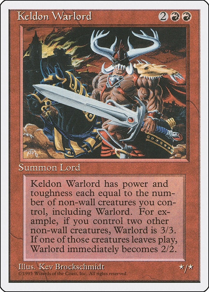 Keldon Warlord [Fourth Edition]