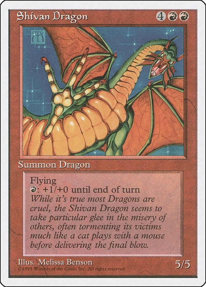 Shivan Dragon [Fourth Edition]