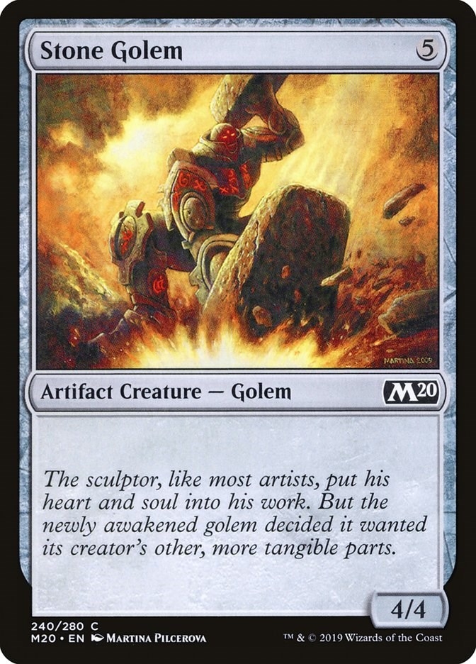 Stone Golem (240) (M20)