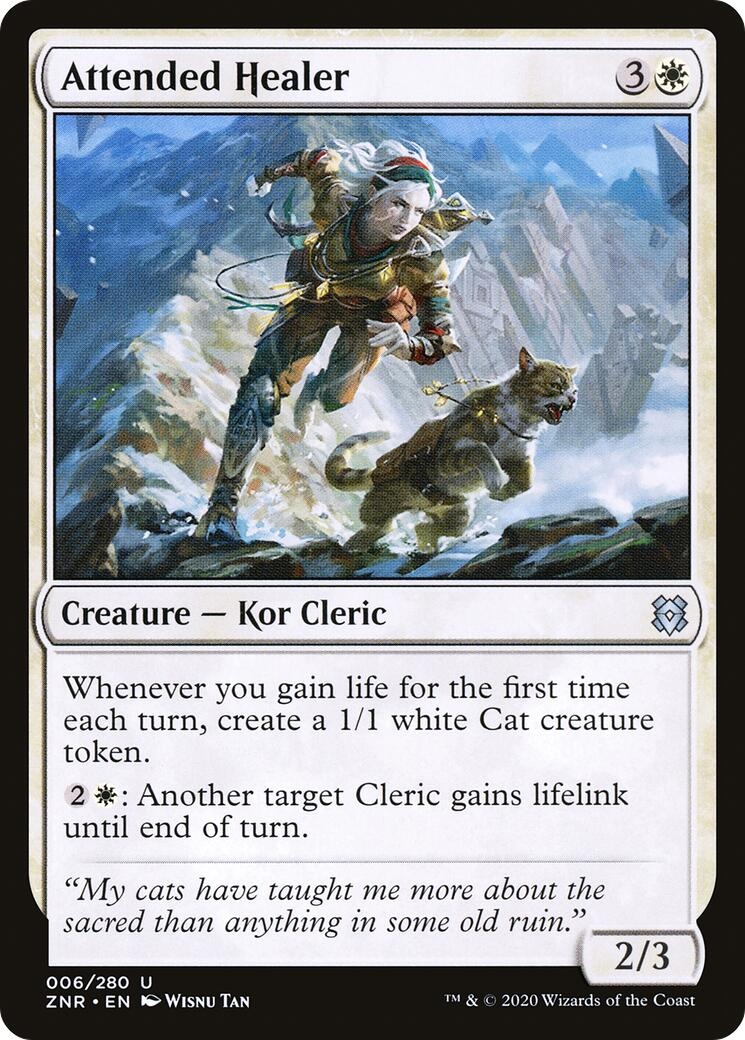 Attended Healer [Zendikar Rising]