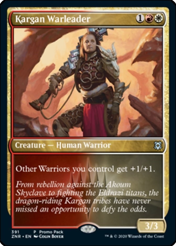 Kargan Warleader (Promo Pack) [Zendikar Rising Promos]