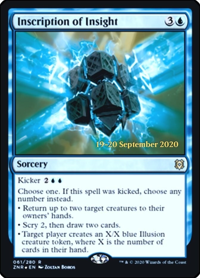 Inscription of Insight [Zendikar Rising Prerelease Promos]