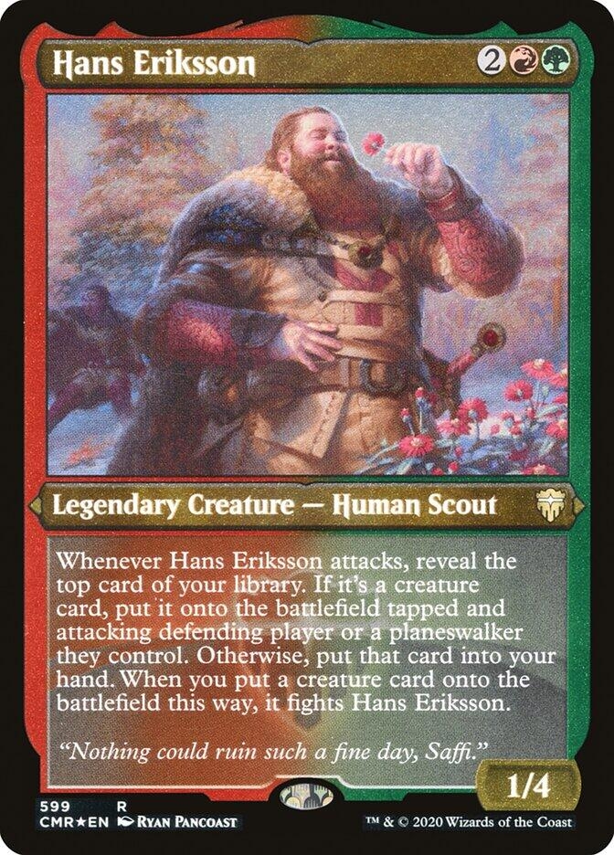 Hans Eriksson (Etched) [Commander Legends]