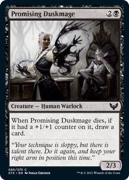 Promising Duskmage [Strixhaven: School of Mages]