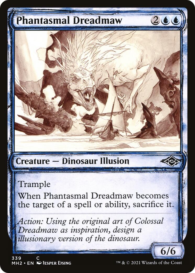 Phantasmal Dreadmaw (Sketch) [Modern Horizons 2]