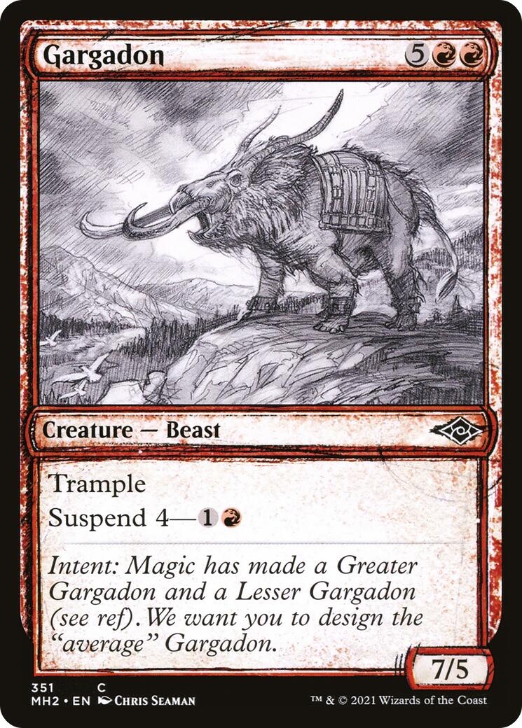 Gargadon (Sketch) [Modern Horizons 2]