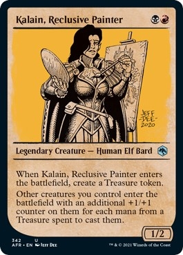 Kalain, Reclusive Painter (Showcase) [Dungeons & Dragons: Adventures in the Forgotten Realms]