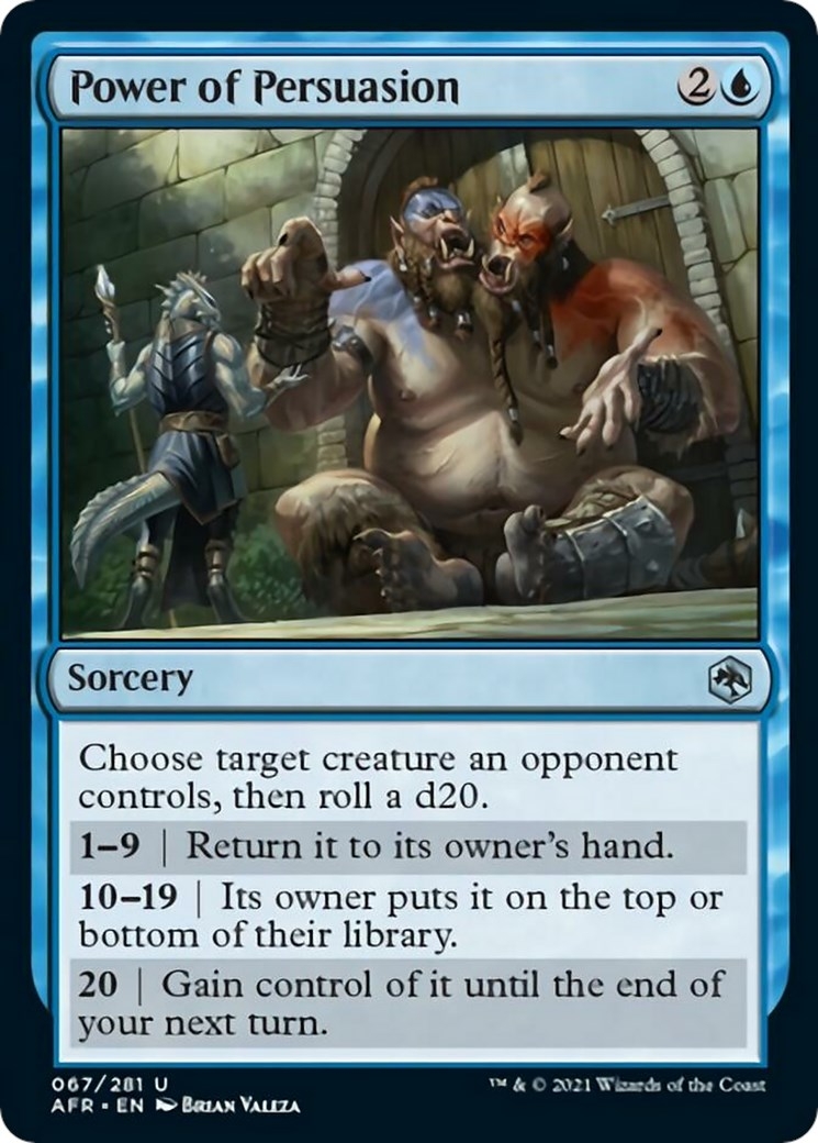 Power of Persuasion [Dungeons & Dragons: Adventures in the Forgotten Realms]