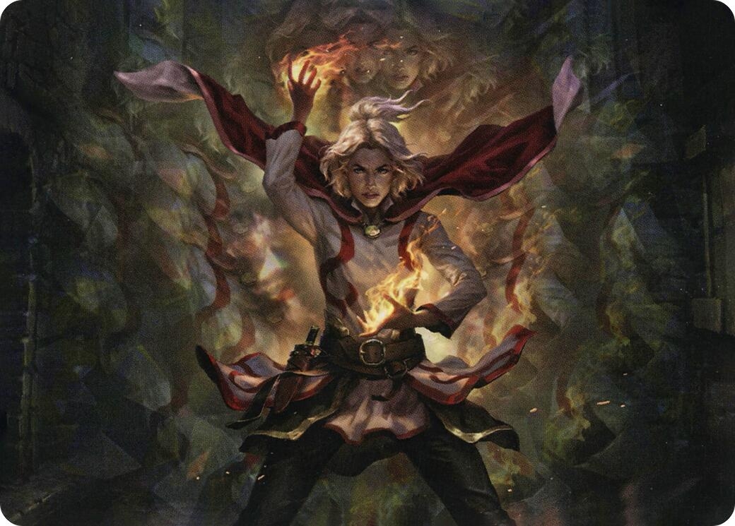 Delina, Wild Mage Art Card [Dungeons & Dragons: Adventures in the Forgotten Realms Art Series]