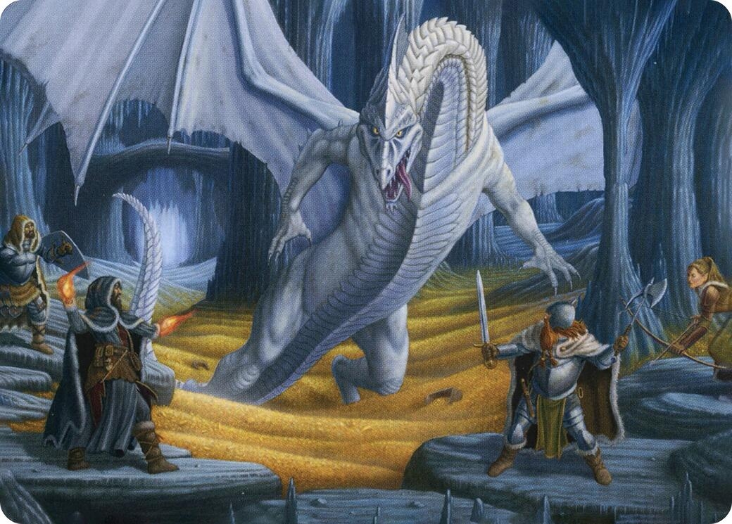 Cave of the Frost Dragon Art Card [Dungeons & Dragons: Adventures in the Forgotten Realms Art Series]