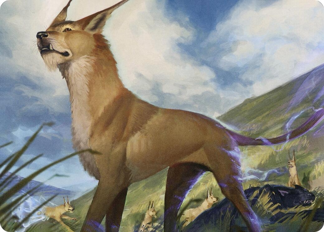 Blink Dog Art Card [Dungeons & Dragons: Adventures in the Forgotten Realms Art Series]