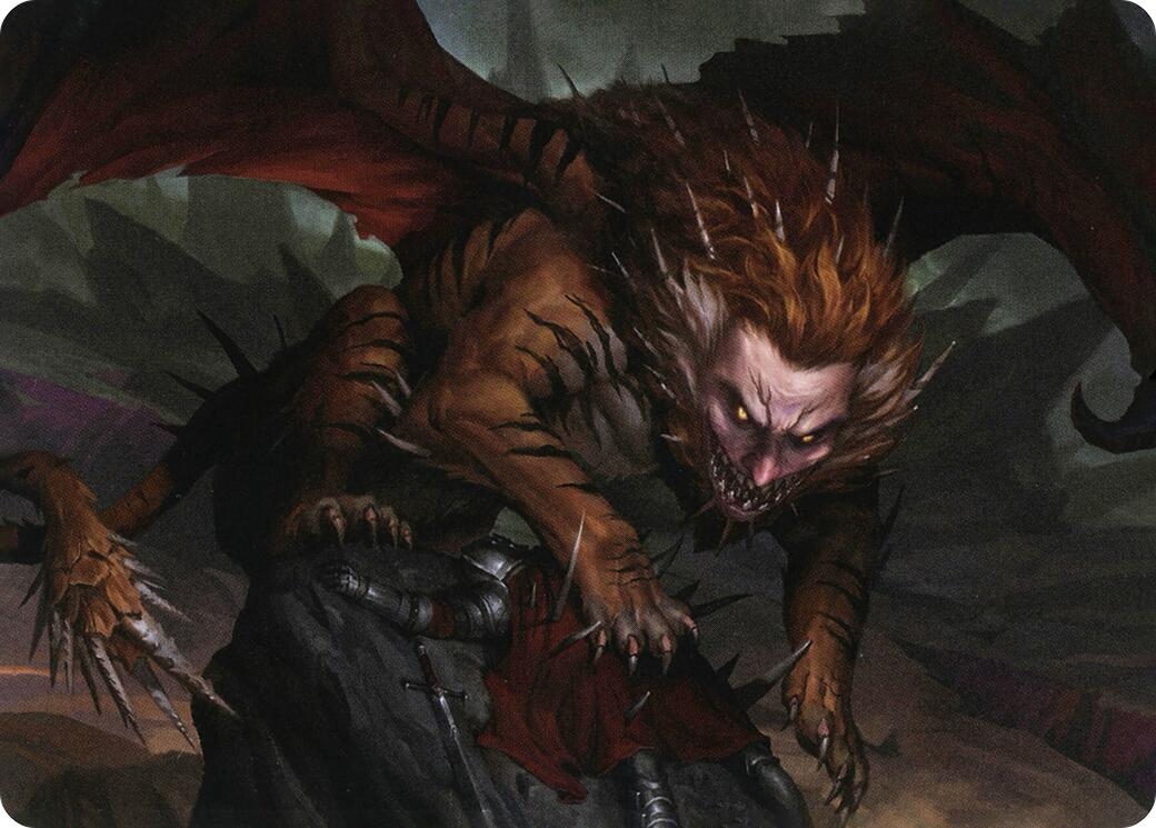 Manticore Art Card [Dungeons & Dragons: Adventures in the Forgotten Realms Art Series]