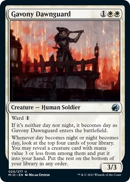 Gavony Dawnguard [Innistrad: Midnight Hunt]