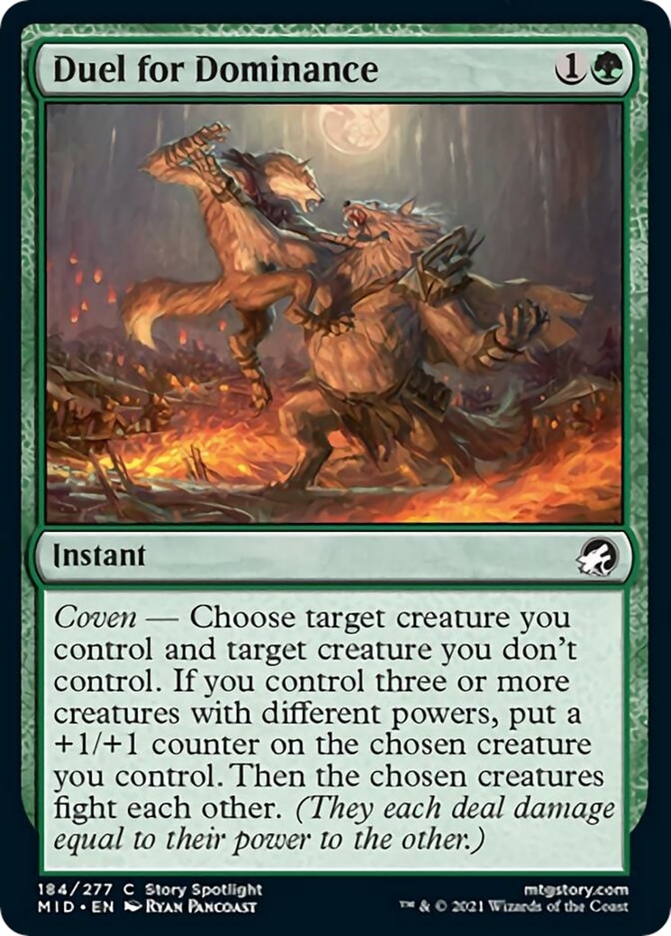 Duel for Dominance [Innistrad: Midnight Hunt]