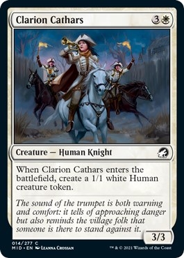 Clarion Cathars [Innistrad: Midnight Hunt]