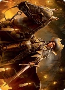 Seasoned Cathar Art Card [Innistrad: Midnight Hunt Art Series]