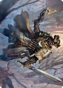 Brutal Cathar Art Card [Innistrad: Midnight Hunt Art Series]