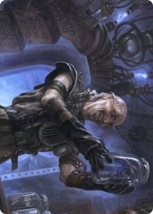 Delver of Secrets Art Card [Innistrad: Midnight Hunt Art Series]