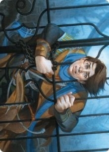 Locked in the Cemetery Art Card [Innistrad: Midnight Hunt Art Series]