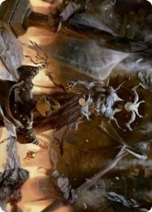 Ormendahl, the Corrupter Art Card [Innistrad: Midnight Hunt Art Series]