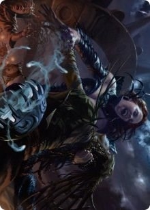 Olivia's Midnight Ambush Art Card [Innistrad: Midnight Hunt Art Series]