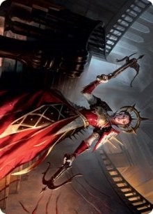 Bloodthirsty Adversary Art Card [Innistrad: Midnight Hunt Art Series]