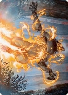 Burn the Accursed Art Card [Innistrad: Midnight Hunt Art Series]