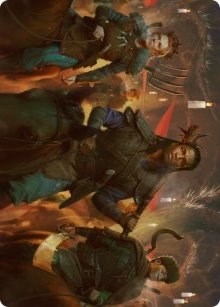 Candlelit Cavalry Art Card [Innistrad: Midnight Hunt Art Series]