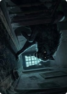 Primal Adversary Art Card [Innistrad: Midnight Hunt Art Series]