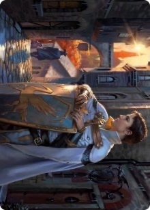 Dennick, Pious Apprentice Art Card [Innistrad: Midnight Hunt Art Series]