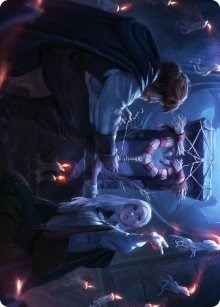 Faithful Mending Art Card [Innistrad: Midnight Hunt Art Series]