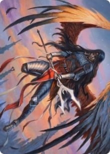 Liesa, Forgotten Archangel Art Card [Innistrad: Midnight Hunt Art Series]