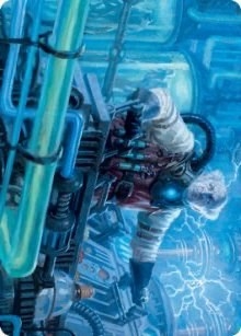 Ludevic, Necrogenius Art Card [Innistrad: Midnight Hunt Art Series]