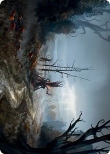 Overgrown Farmland Art Card [Innistrad: Midnight Hunt Art Series]