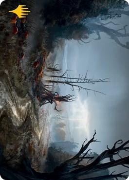 Overgrown Farmland Art Card (Gold-Stamped Signature) [Innistrad: Midnight Hunt Art Series]