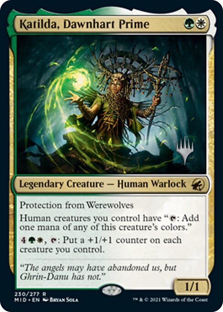 Katilda, Dawnhart Prime (Promo Pack) [Innistrad: Midnight Hunt Promos]