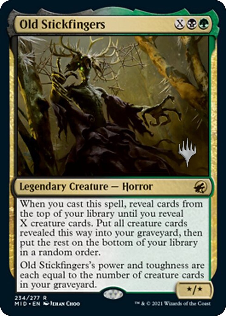 Old Stickfingers (Promo Pack) [Innistrad: Midnight Hunt Promos]