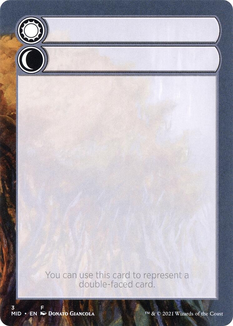 Helper Card (3/9) [Innistrad: Midnight Hunt Tokens]