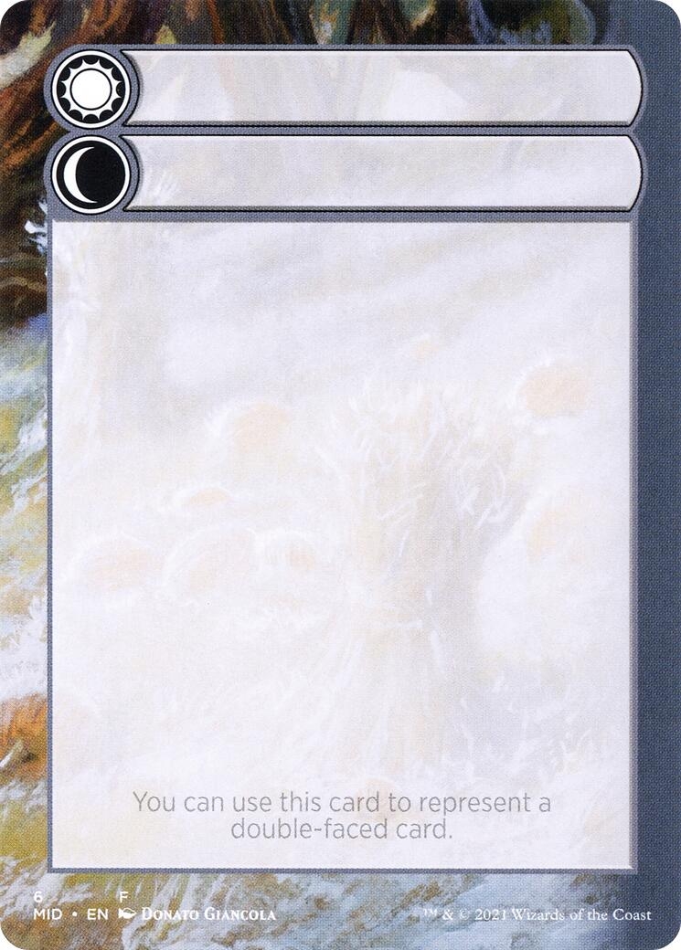 Helper Card (6/9) [Innistrad: Midnight Hunt Tokens]