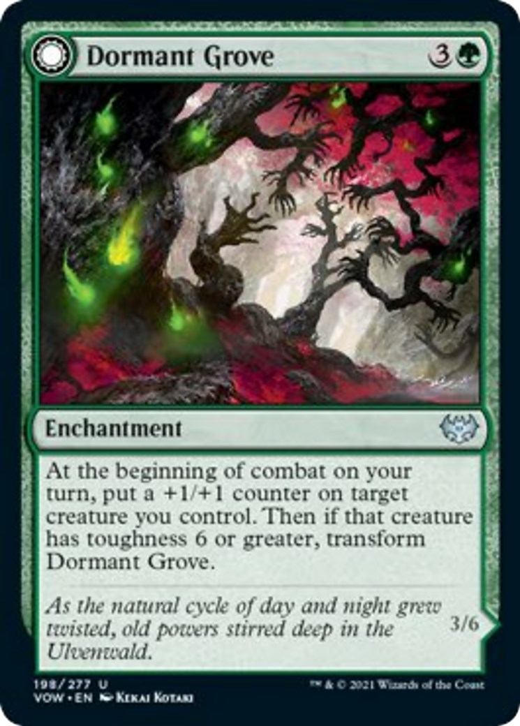 Dormant Grove // Gnarled Grovestrider [Innistrad: Crimson Vow]