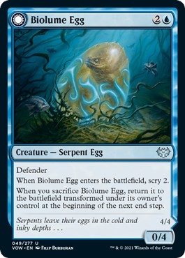 Biolume Egg // Biolume Serpent [Innistrad: Crimson Vow]