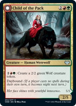 Child of the Pack // Savage Packmate [Innistrad: Crimson Vow]