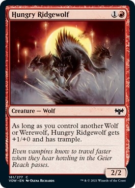 Hungry Ridgewolf [Innistrad: Crimson Vow]