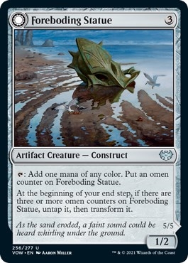Foreboding Statue // Forsaken Thresher [Innistrad: Crimson Vow]