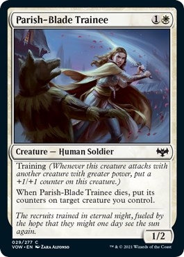 Parish-Blade Trainee [Innistrad: Crimson Vow]